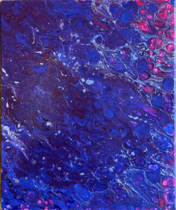 Abstract Acrylic Flow Art