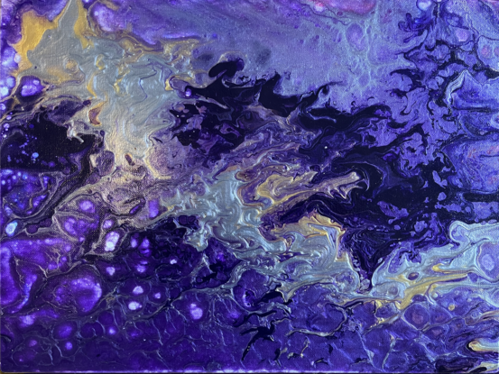 Abstract Acrylic Flow Art