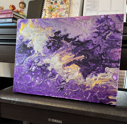 Abstract Acrylic Flow Art