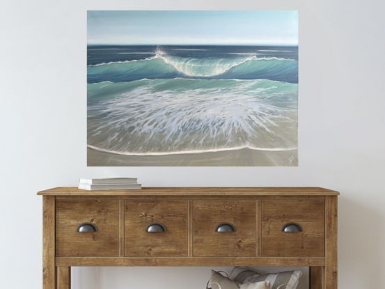 Original ocean waves painting