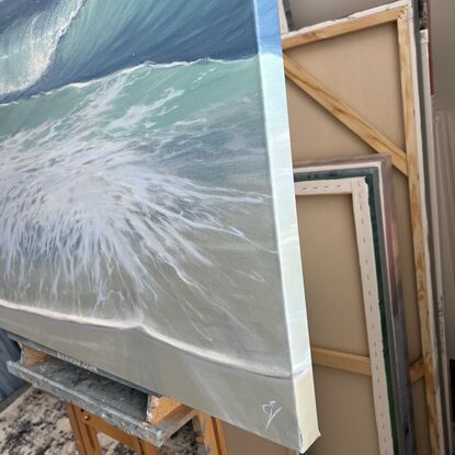 Original ocean waves painting