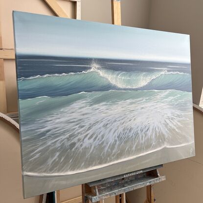 Original ocean waves painting