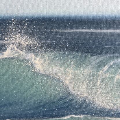 Original ocean waves painting