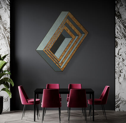 trompe l’oeil Geometric abstract