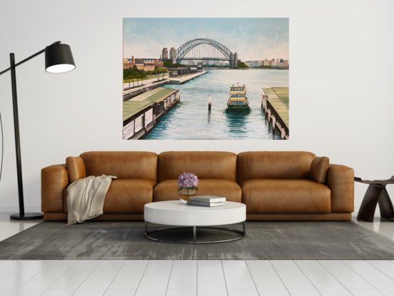 A very detailed depiction of Sydney’s circular quay, more than 60 hours in the making 