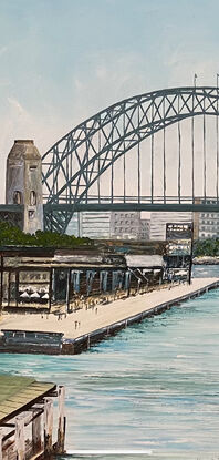 A very detailed depiction of Sydney’s circular quay, more than 60 hours in the making 