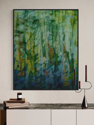 Winter Green Gardnen Sydney Australia Limited Edition Canvas Print