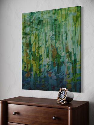 Winter Green Gardnen Sydney Australia Limited Edition Canvas Print