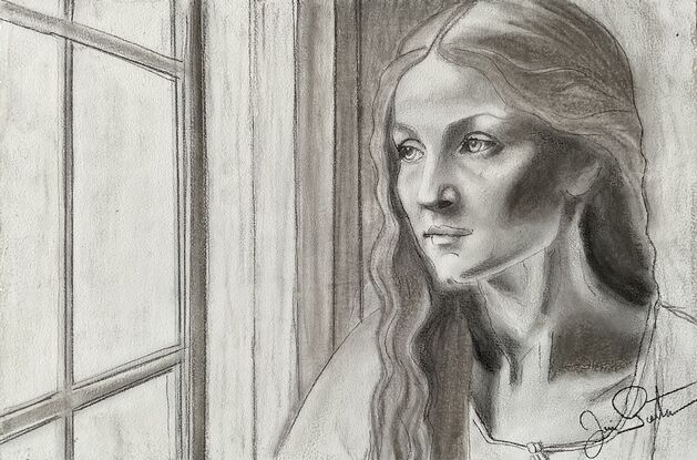 Lady at the window