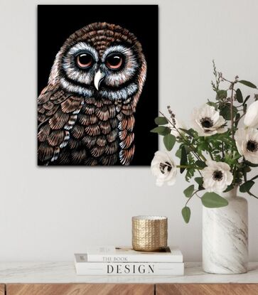 Owl painting