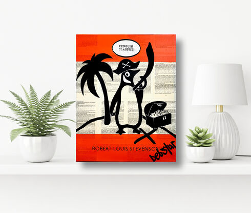 penguin book cover treasure island