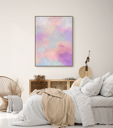 pastel coloured dreamy soft skyscape