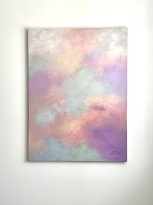 pastel coloured dreamy soft skyscape