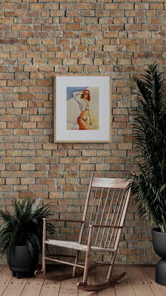 image of a woman standing at the edge of the pool at sunrise