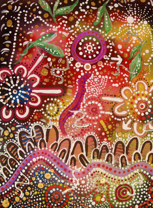 In creating this painting, I have contributed to preserving and celebrating Aboriginal culture. My work serves as a piece of aesthetic beauty and an educational tool that fosters greater understanding and appreciation for the Kabikabi people and my art. It is a meaningful addition to the rich mosaic of Aboriginal art, continuing the legacy of one of the world's oldest continuous cultures. Through my canvas, the spirit of the Kabikabi people reaches out, inviting all to appreciate their enduring heritage and the timeless beauty of their ancestral lands.