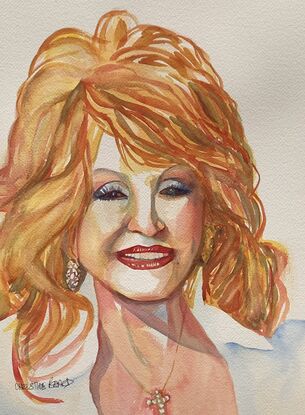 image of a woman with reference to Dolly Parton






