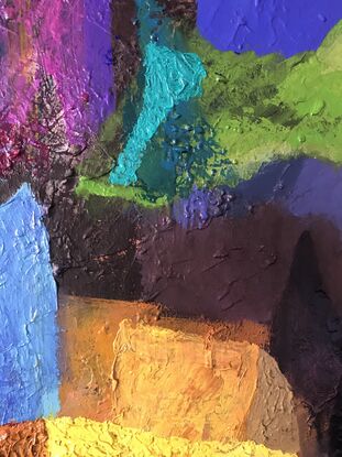 Colourful textured abstract 