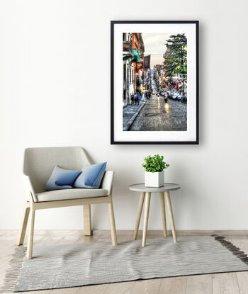 Inviting ancient alley in Venice, Italy