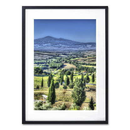 Farmhouse and fields Tuscany, Italy