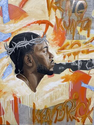 Abstract Kendrick Lamar