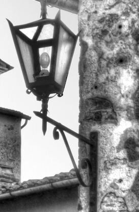 Street scene in Tuscany, Italy