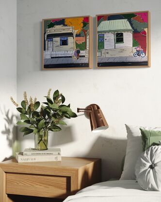 Melbourne styled home in a simplistic original style, bright and vibrant. 