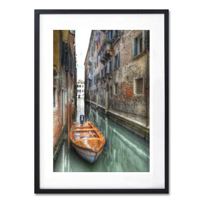 Gondoliers on Grand Canal in Venice, Italy