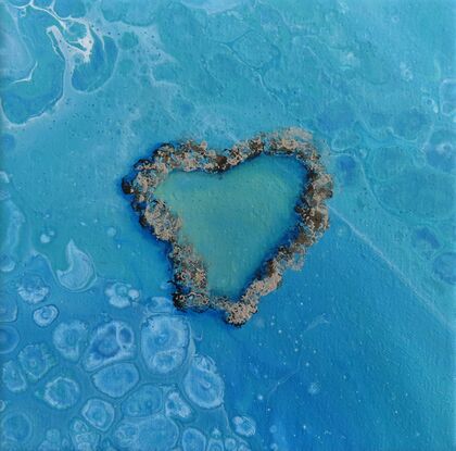 heart reef in great barrier reef