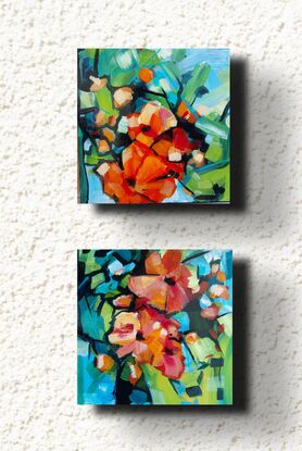 Bright Abstract colourful modern decorator piece, Modern decorator piece