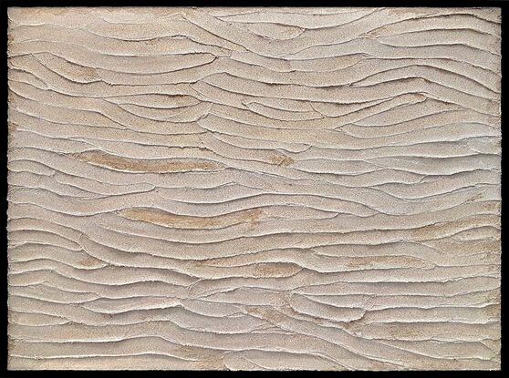 textured sculpted sand ripples sandscape