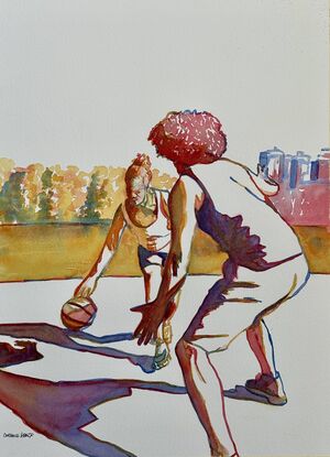 image of men playing basketball




