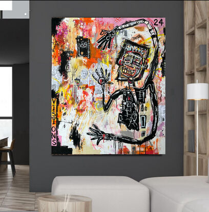 Urban Pop Expressionist Painting 