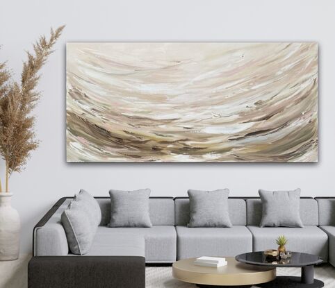 large landscape brown tone art