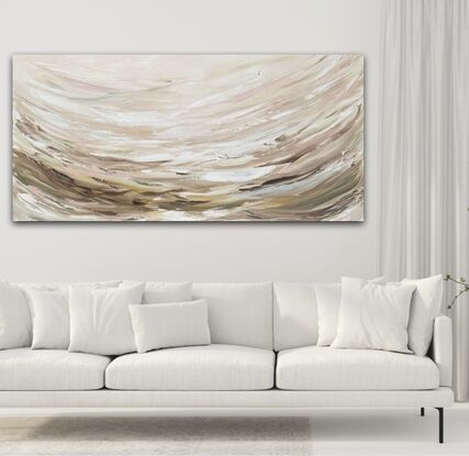 large landscape brown tone art