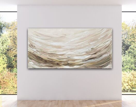 large landscape brown tone art