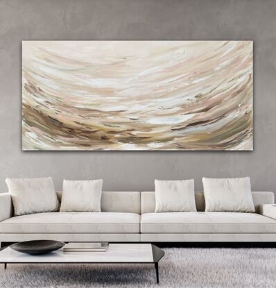 large landscape brown tone art