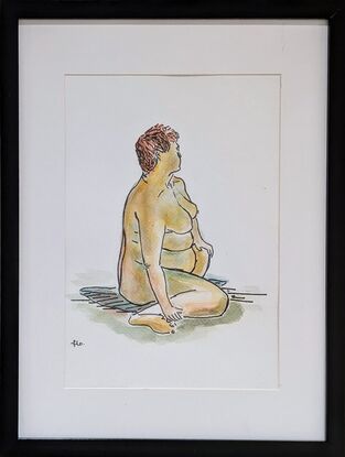 Sitting figure 
