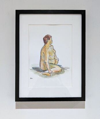 Sitting figure 
