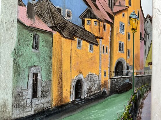 Old Buildings of Lake Annecy in France