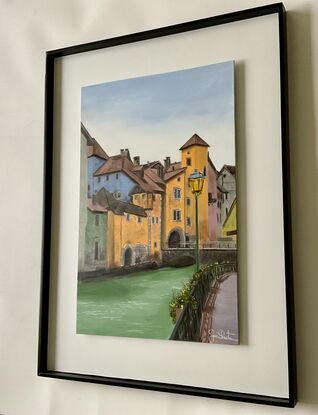 Old Buildings of Lake Annecy in France