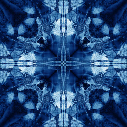 My creations are inspired by total immersion and gratitude for the natural environment and its beauty. Every design in this collection was created from a single photograph taken of a rock pool at the beach. The magic of sacred geometry was revealed through my creative process.
These images are a form of geomancy, a method of divination using rocks, the ocean, and the magical light from the sun.
