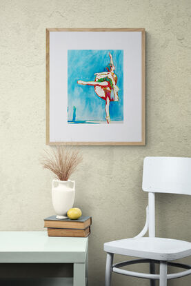 stylised image of a ballerina





