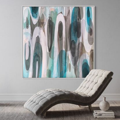 I loved creating a contemporary take on ghost gums bark markings - so organic