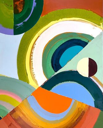 Abstract of semi circles and curves