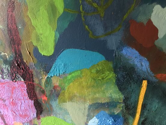 Colourful textured abstract 