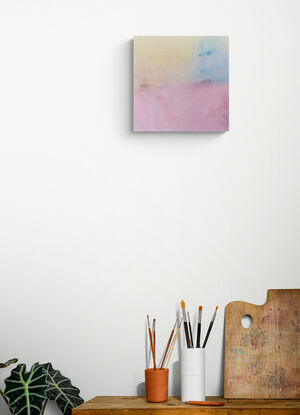 Abstract painting on canvas