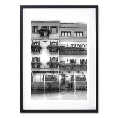 Inviting reflection on canal in Venice, Italy