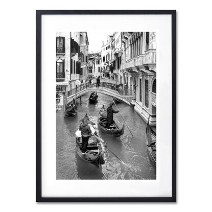 Inviting reflection on canal in Venice, Italy