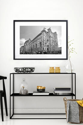 Black and white photograph of marsh field in Iceland