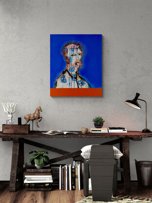 Painting of Vincent Van Gogh by Australian artist Matthew Kane.